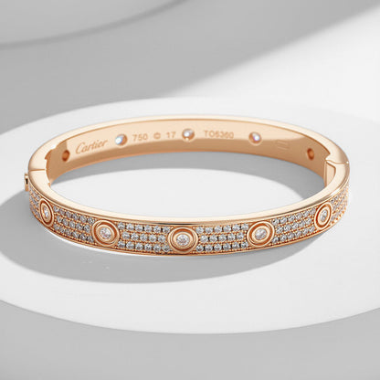 [Stars Jewelry]LOVE BRACELET 6.1MM DIAMOND-PAVED 10 BIG DIAMONDS