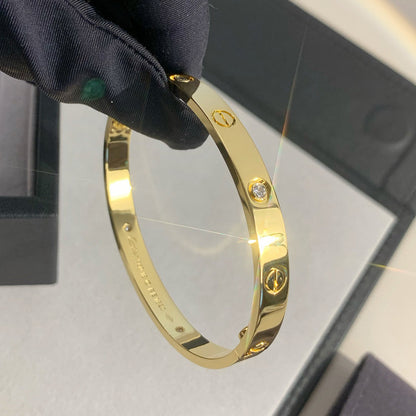 [Stars Jewelry]LOVE BRACELET 6.1MM 4 DIAMONDS