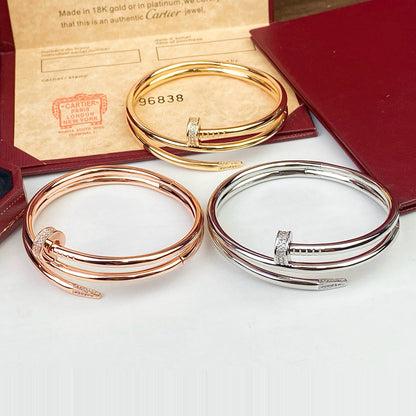 [Stars Jewelry]JUSTE BRACELET 3.5MM DOUBLE ROW DIAMOND