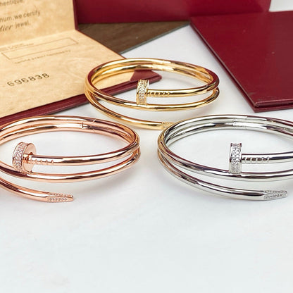 [Stars Jewelry]JUSTE BRACELET 3.5MM DOUBLE ROW DIAMOND