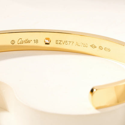 [Stars Jewelry]LOVE BRACELET 6.1MM 1 DIAMOND OPEN CUFF