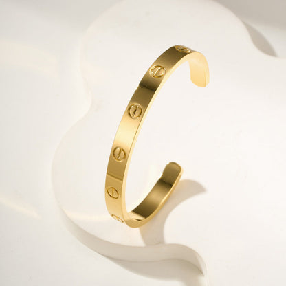 [Stars Jewelry]LOVE BRACELET 6.1MM OPEN CUFF