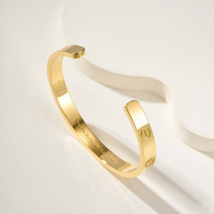 [Stars Jewelry]LOVE BRACELET 6.1MM OPEN CUFF