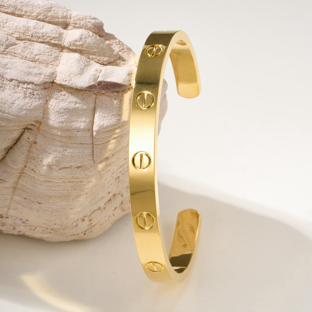 [Stars Jewelry]LOVE BRACELET 6.1MM OPEN CUFF