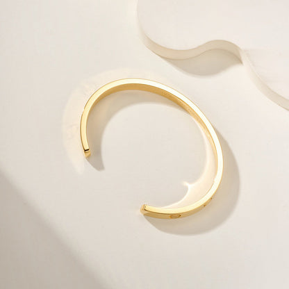 [Stars Jewelry]LOVE BRACELET 6.1MM OPEN CUFF