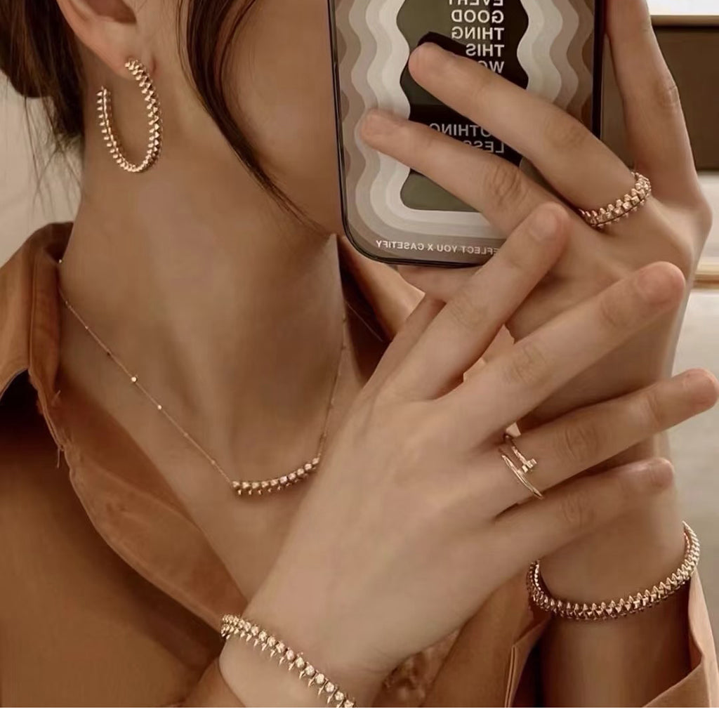 [Stars Jewelry]CLASH  BRACELET 8MM DIAMONDS