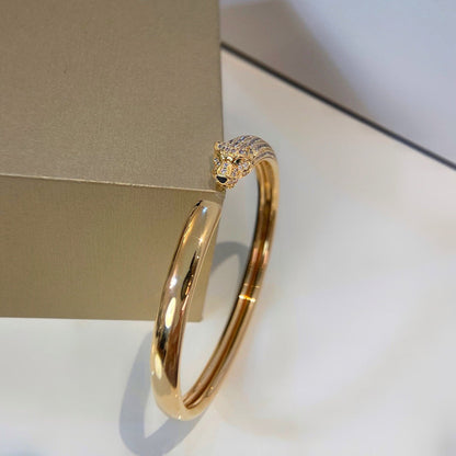 [Stars Jewelry]PANTHERE HALF DIAMOND OPEN BRACELET