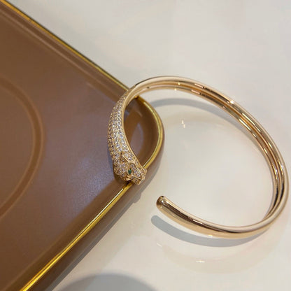 [Stars Jewelry]PANTHERE HALF DIAMOND OPEN BRACELET