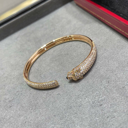 [Stars Jewelry]PANTHERE FULL DIAMOND OPEN BRACELET