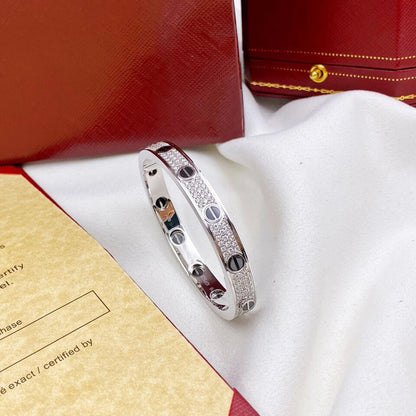 [Stars Jewelry]LOVE BRACELET 6.1MM DIAMOND-PAVED CERAMIC