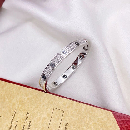 [Stars Jewelry]LOVE BRACELET 6.1MM DIAMOND-PAVED CERAMIC