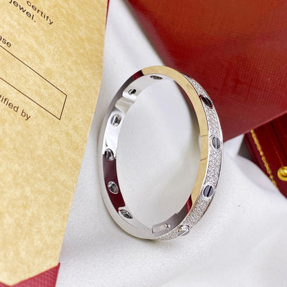 [Stars Jewelry]LOVE BRACELET 6.1MM DIAMOND-PAVED CERAMIC