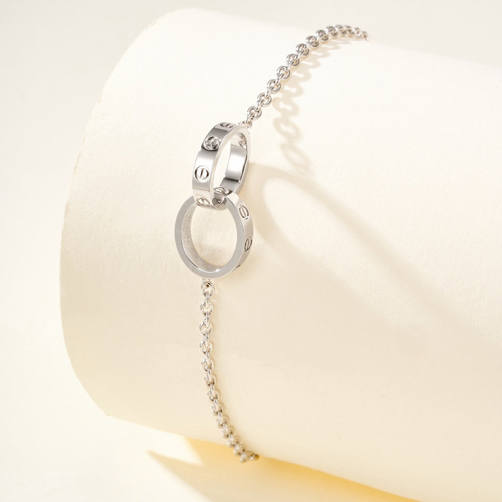 [Stars Jewelry]LOVE BRACELET DOUBLE RING