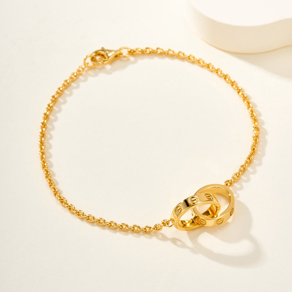 [Stars Jewelry]LOVE BRACELET DOUBLE RING