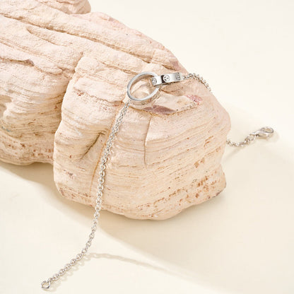 [Stars Jewelry]LOVE BRACELET DOUBLE RING