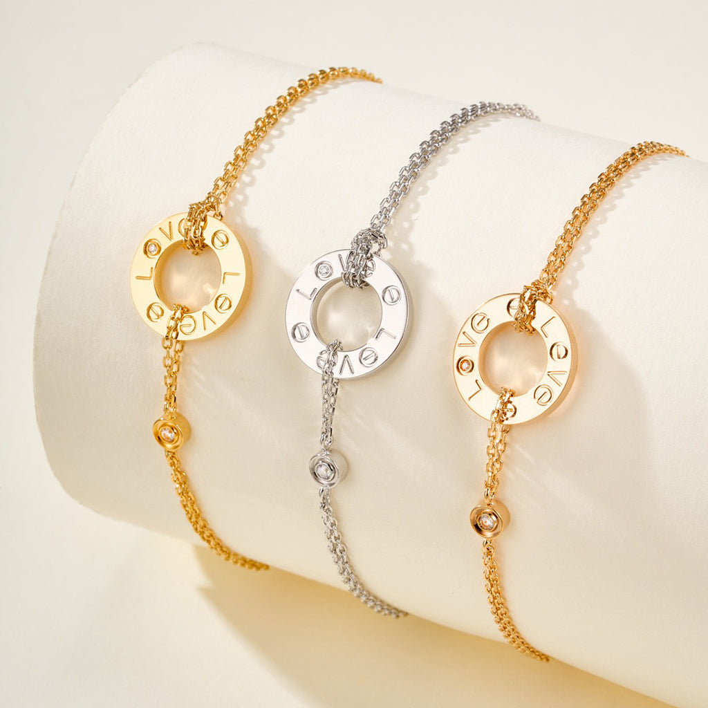 [Stars Jewelry]LOVE BRACELET 2 DIAMOND