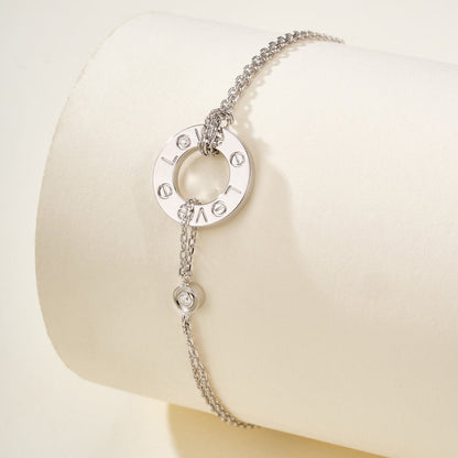 [Stars Jewelry]LOVE BRACELET 2 DIAMOND