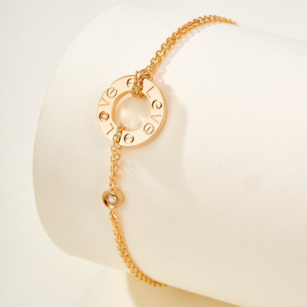 [Stars Jewelry]LOVE BRACELET 2 DIAMOND