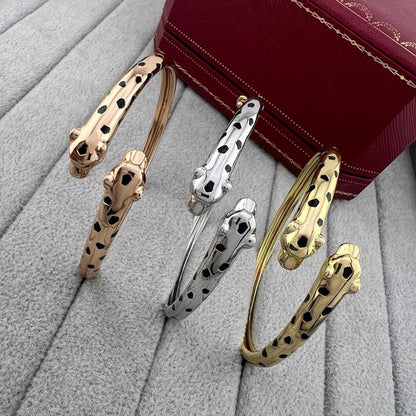 [Stars Jewelry]PANTHERE DOUBLE HEADED OPEN BRACELET