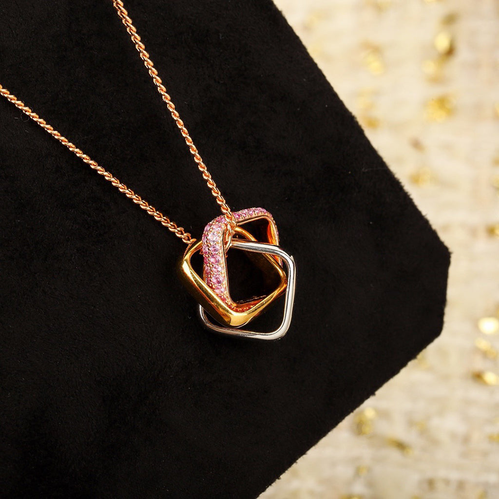 [Stars Jewelry]TRINITY CUSHION NECKLACE COLLECTION