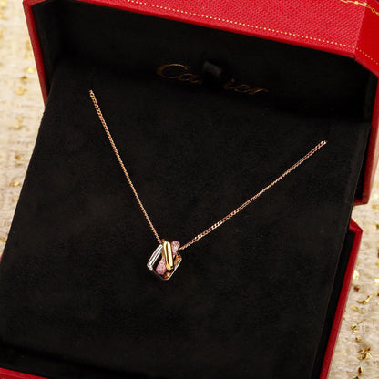 [Stars Jewelry]TRINITY CUSHION NECKLACE COLLECTION