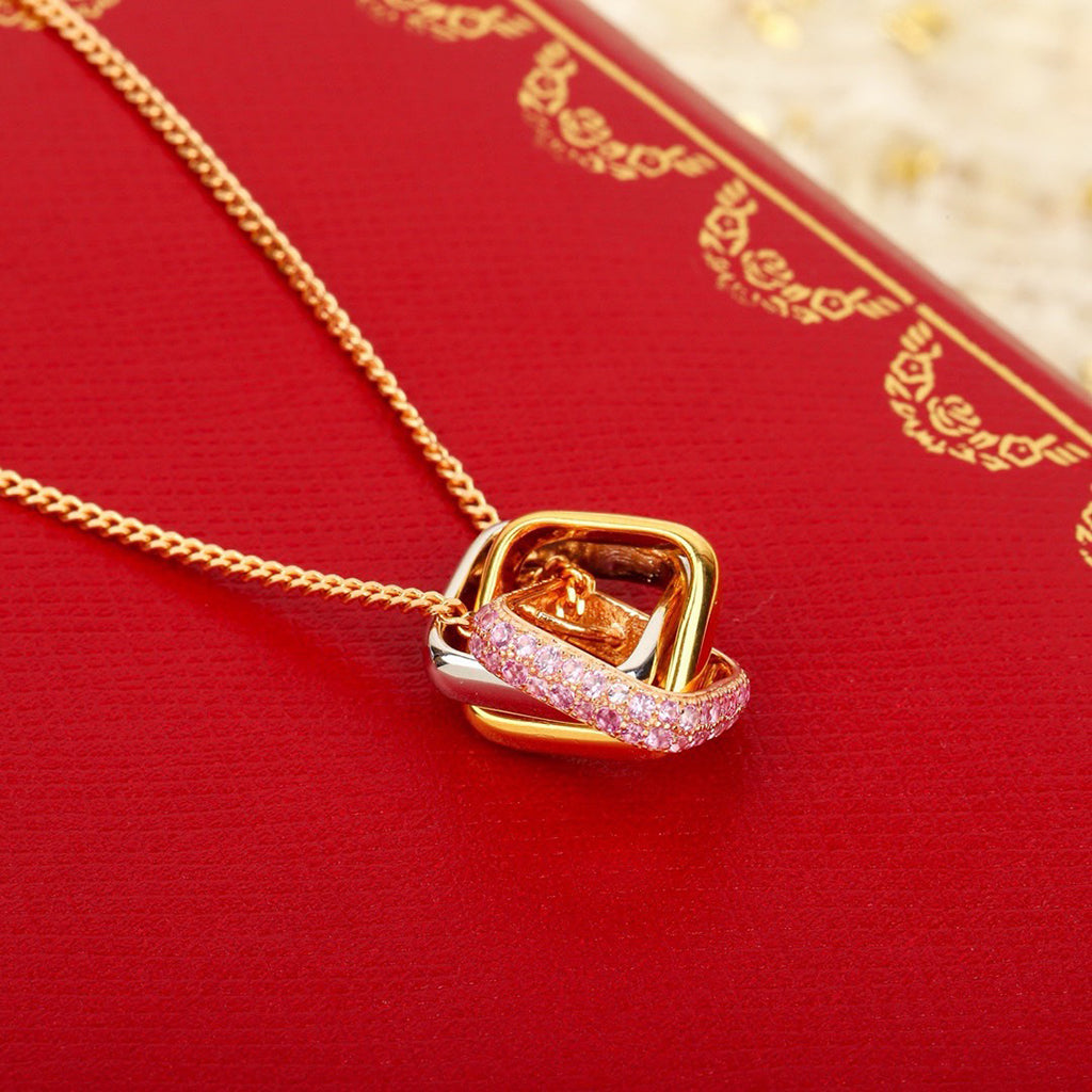 [Stars Jewelry]TRINITY CUSHION NECKLACE COLLECTION