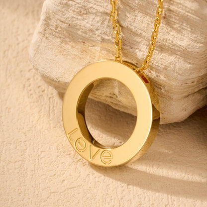 [Stars Jewelry]LOVE NECKLACE 16MM  FULL DIAMOND