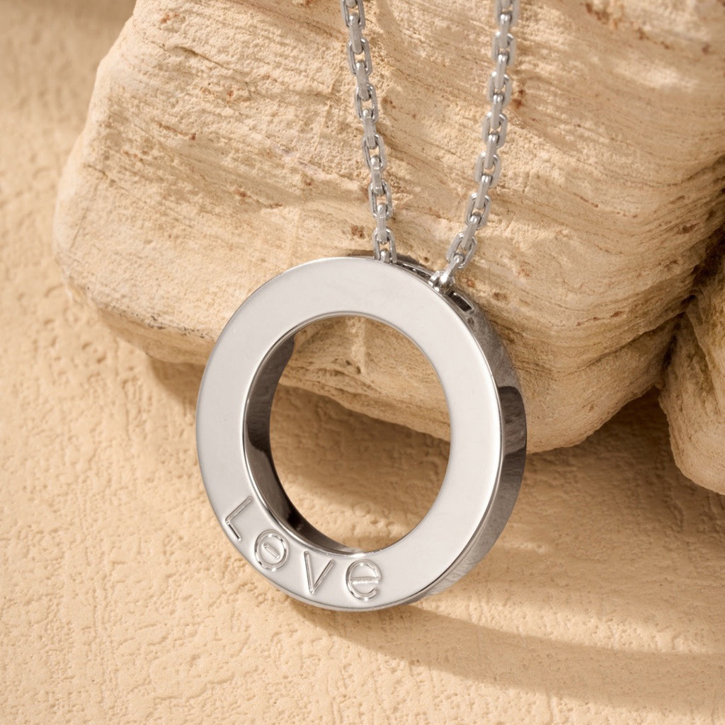 [Stars Jewelry]LOVE NECKLACE 16MM  FULL DIAMOND