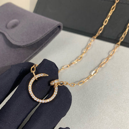 [Stars Jewelry]JUSTE NECKLACE FULL DIAMONDS