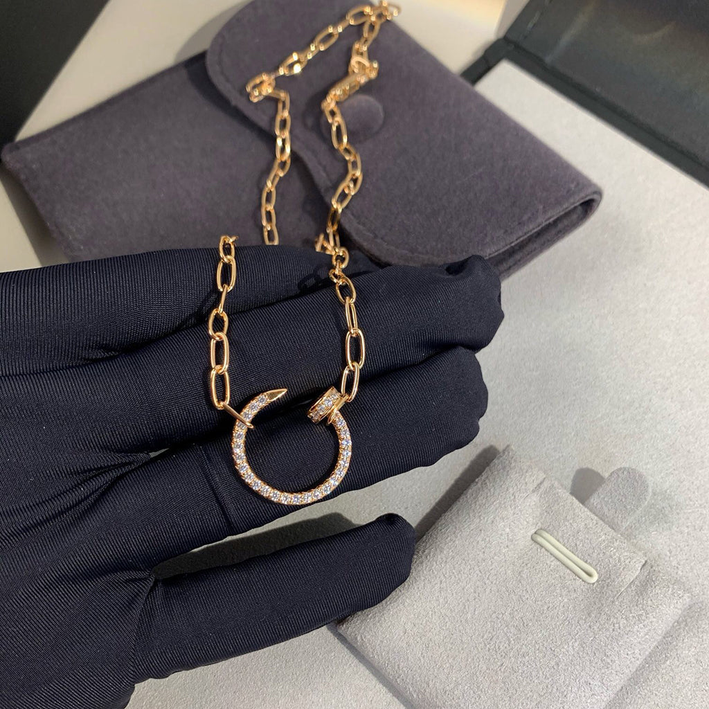 [Stars Jewelry]JUSTE NECKLACE FULL DIAMONDS