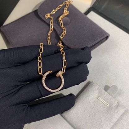 [Stars Jewelry]JUSTE NECKLACE FULL DIAMONDS
