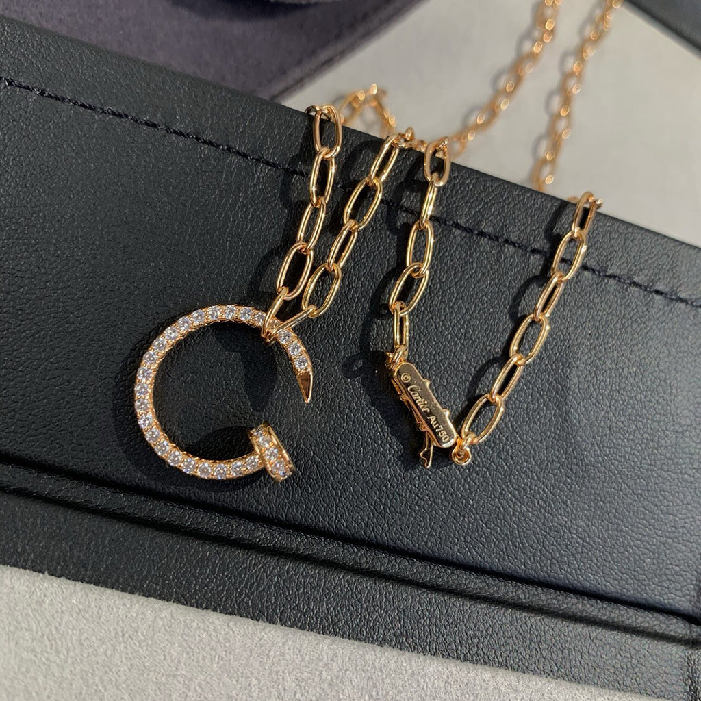 [Stars Jewelry]JUSTE NECKLACE FULL DIAMONDS
