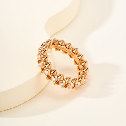 [Stars Jewelry]CLASH 6.8MM DIAMOND MEDIUM RING