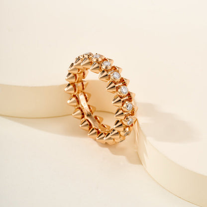 [Stars Jewelry]CLASH 6.8MM DIAMOND MEDIUM RING