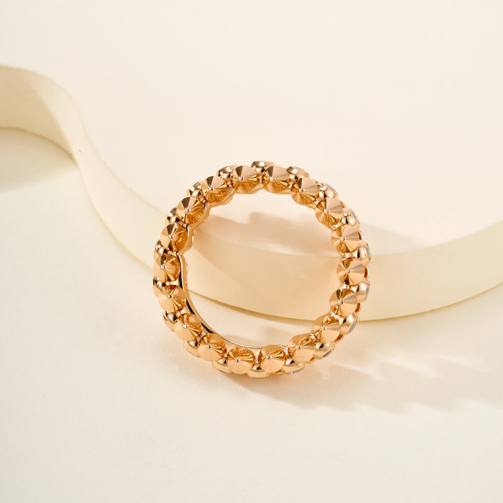 [Stars Jewelry]CLASH 6.8MM DIAMOND MEDIUM RING