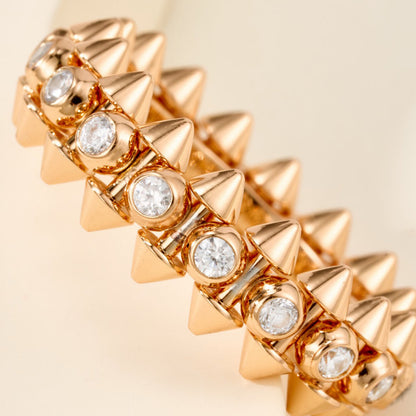 [Stars Jewelry]CLASH 6.8MM DIAMOND MEDIUM RING
