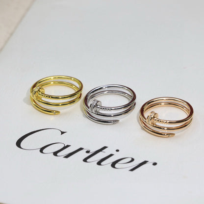 [Stars Jewelry]JUSTE RING 4.8MM HALF DIAMOND