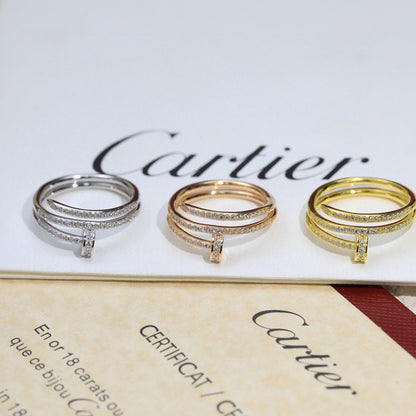 [Stars Jewelry]JUSTE RING 4.8MM FULL DIAMOND