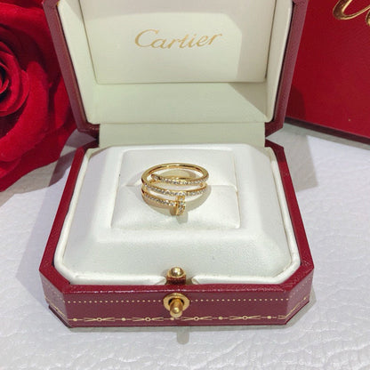 [Stars Jewelry]JUSTE RING 4.8MM FULL DIAMOND