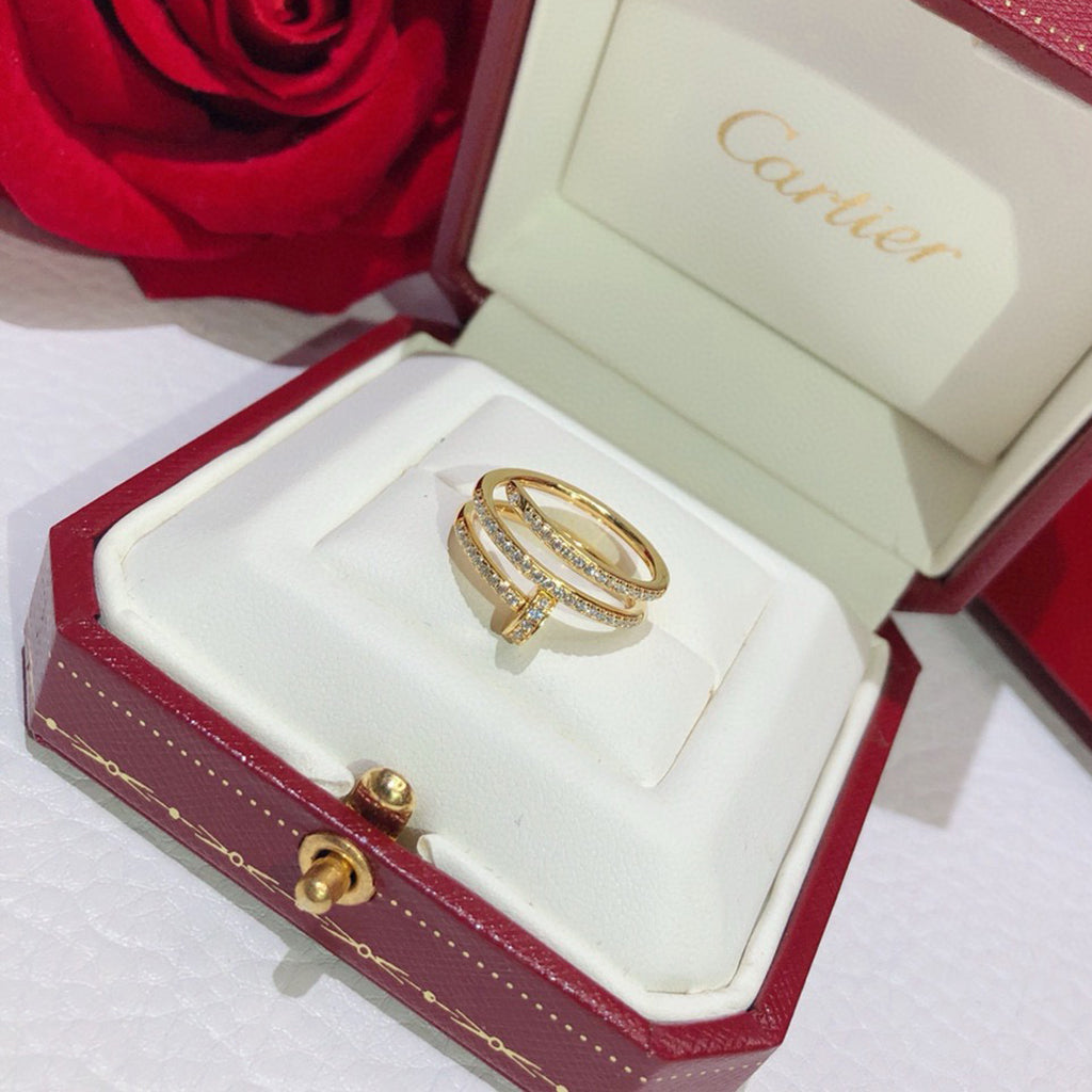 [Stars Jewelry]JUSTE RING 4.8MM FULL DIAMOND