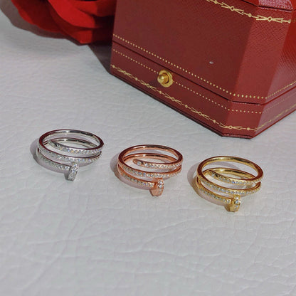 [Stars Jewelry]JUSTE RING 4.8MM FULL DIAMOND