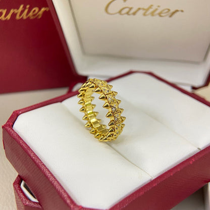 [Stars Jewelry]CLASH 6.4MM SMALL FULL DIAMOND RING