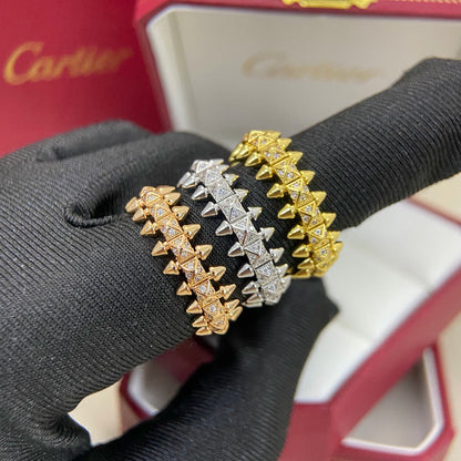 [Stars Jewelry]CLASH 6.4MM SMALL FULL DIAMOND RING