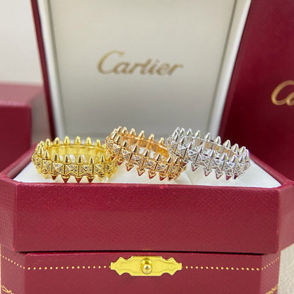 [Stars Jewelry]CLASH 6.4MM SMALL FULL DIAMOND RING