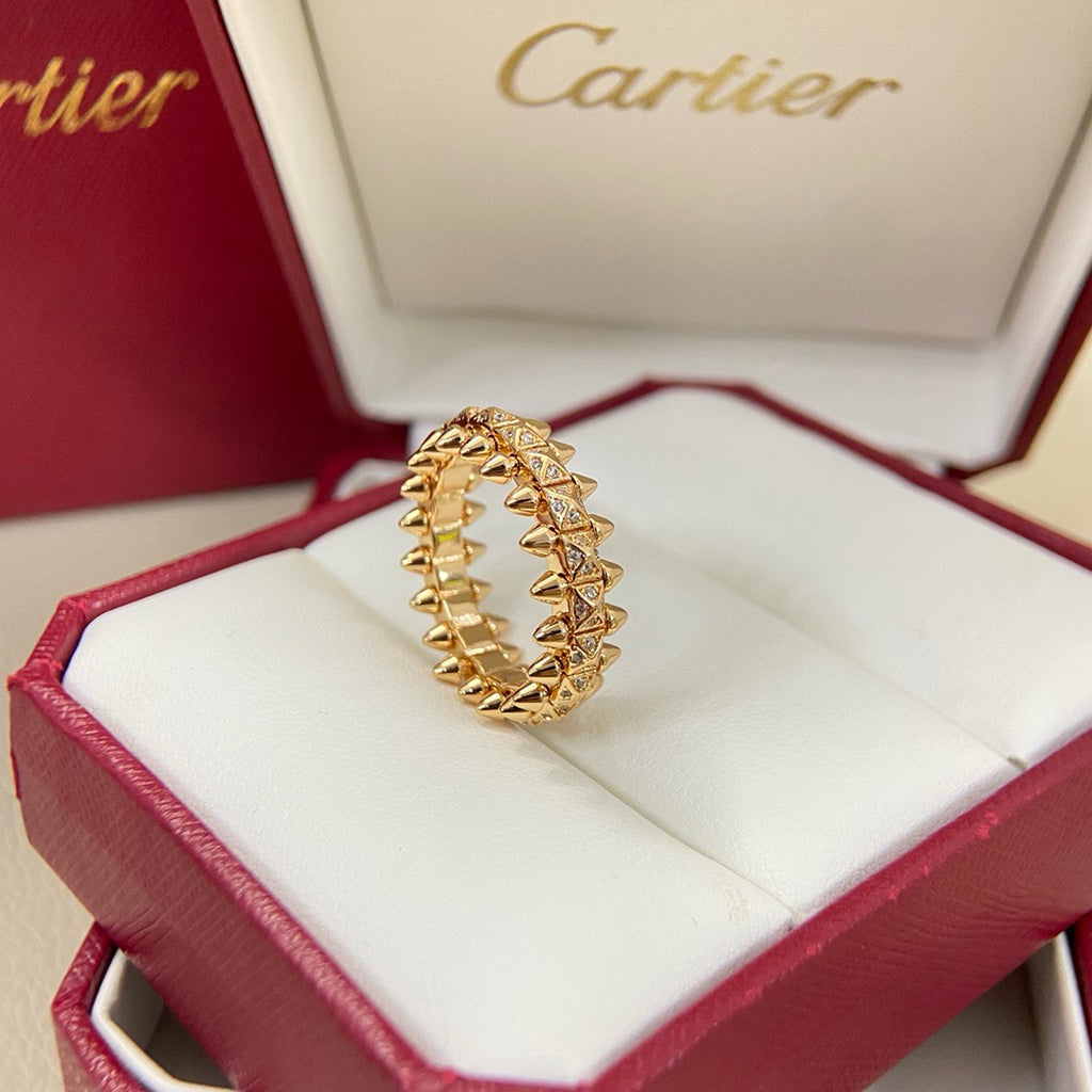 [Stars Jewelry]CLASH 6.4MM SMALL FULL DIAMOND RING