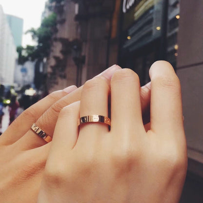 [Stars Jewelry]LOVE RING 3.6 MM NO DIAMOND