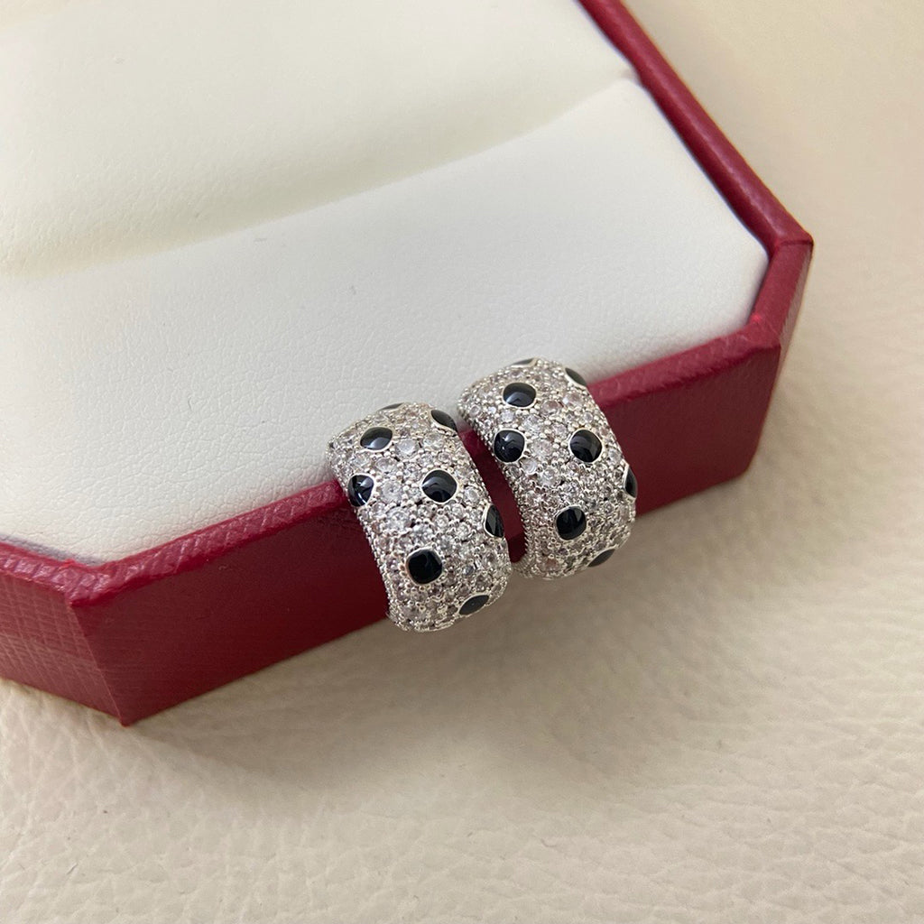 [Stars Jewelry]PANTHERE MINI FULL DIAMOND EARRINGS