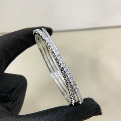 [Stars Jewelry]ETINCELLE HALF-PAVED DIAMOND BRACELET
