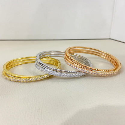 [Stars Jewelry]ETINCELLE HALF-PAVED DIAMOND BRACELET