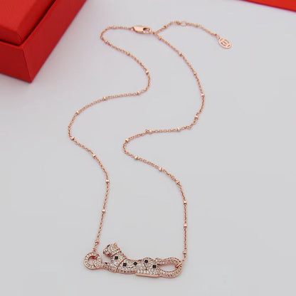 [Stars Jewelry]PANTHERE PAVED DIAMOND NECKLACE